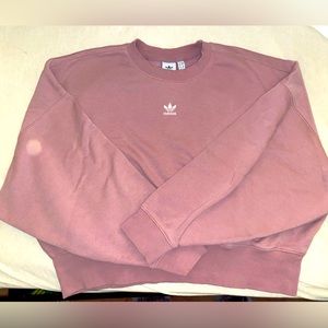 Adidas oversized slightly cropped sweatshirt! (Circle is from flash)